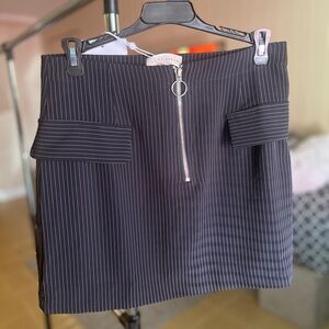 New with Tags Striped Mini Skirt